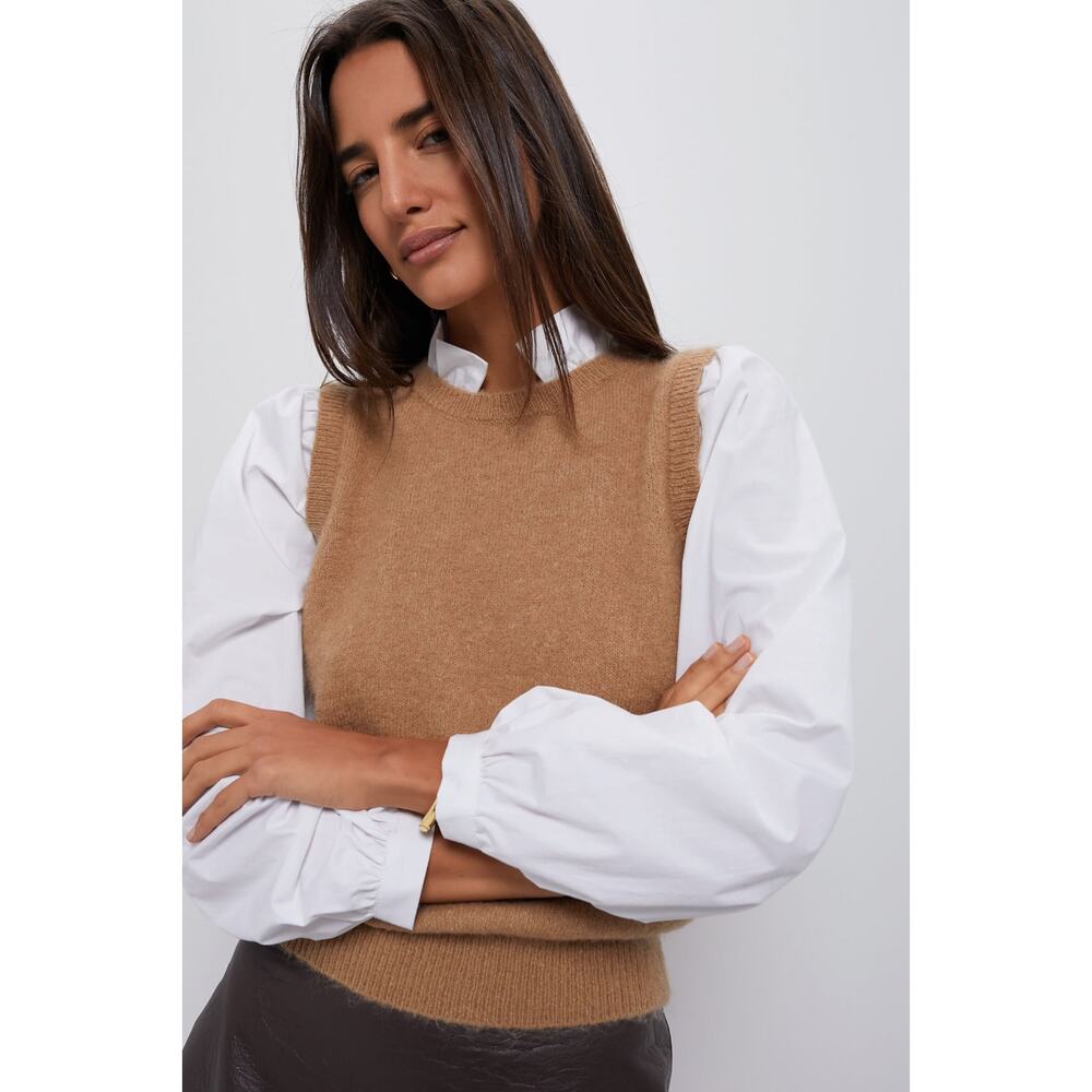 TUCKERNUCK Khaki Ella Sweater Blouse
NWT Size Large - Picture 3 of 10